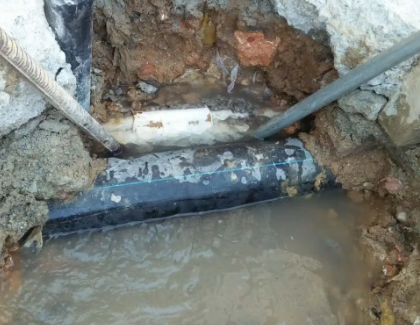 平顶山新华测漏水之水管漏水